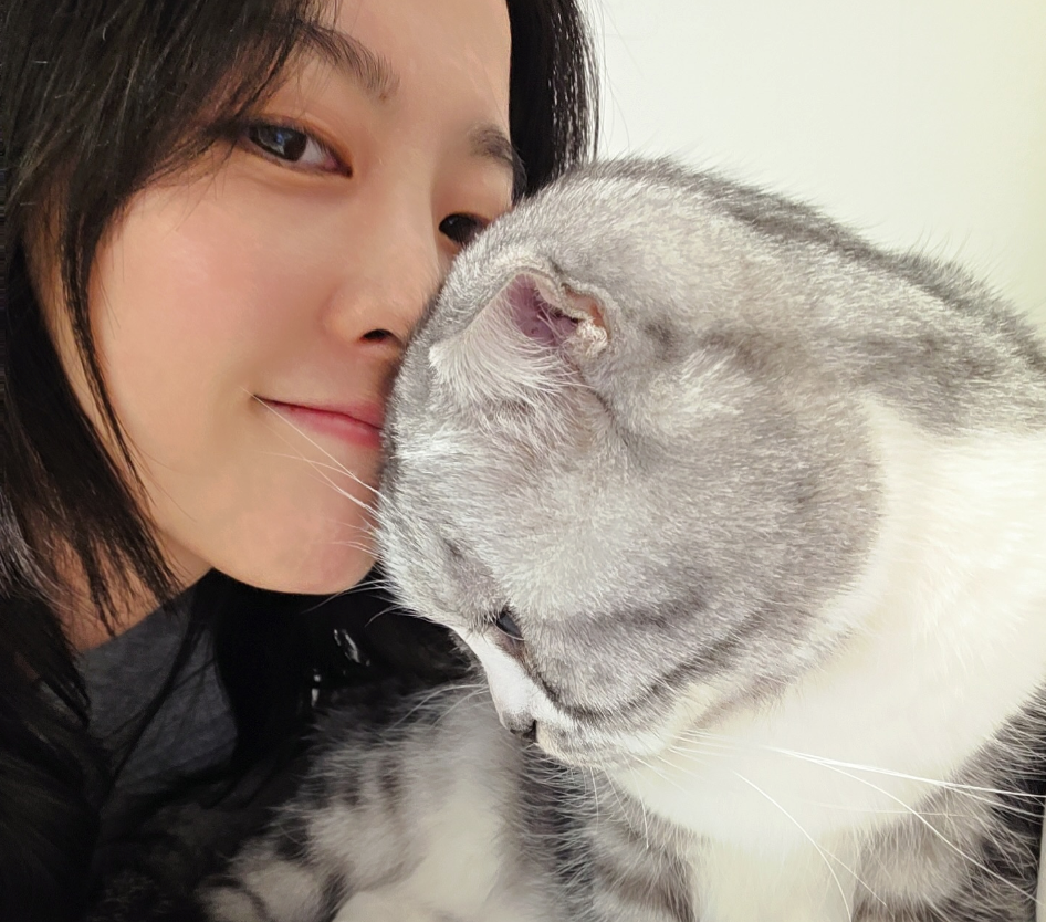 박보영, 반려묘와 함께한 셀카 박보영 셀카
