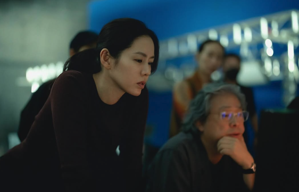 촬영 현장 투샷 손예진 촬영 현장 사진