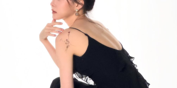 이열음 블랙 드레스 화보