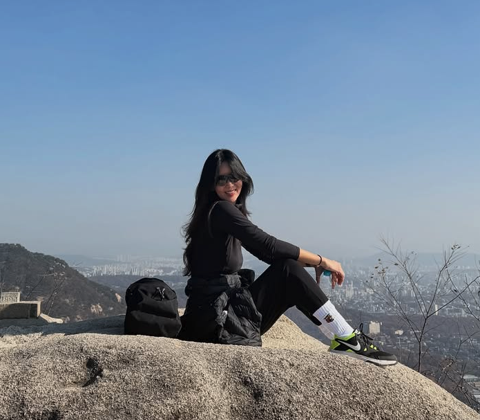 인왕산 정산에서 여유를 즐기는 박솔미의 일상 박솔미