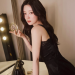 돌체앤가바나 화보에서 우아한 분위기를 보여주는 정채연