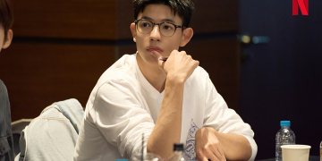 넷플릭스 오리지널 드라마 뷰티 인 더 비스트 대본리딩 현장에 참석한 배우 로몬