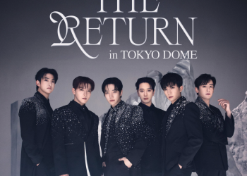 2PM JAPAN 15TH ANNIVERSARY CONCERT ‘THE RETURN in TOKYO DOME’ 공식 포스터 속 2PM 멤버 전원 모습