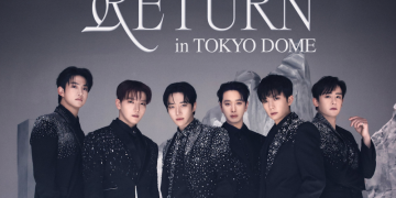 2PM JAPAN 15TH ANNIVERSARY CONCERT ‘THE RETURN in TOKYO DOME’ 공식 포스터 속 2PM 멤버 전원 모습
