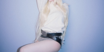 현아 신보 앨범 자켓 촬영 현장에서 포착된 모습