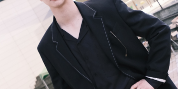 부천국제판타스틱영화제 행사장에서 영화 ‘누룩’으로 참석한 장동윤의 모습