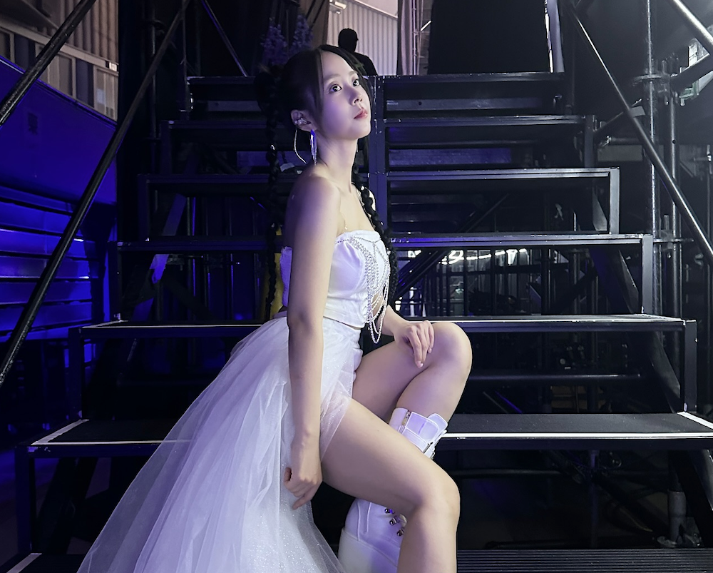 카라 한승연 무대 오르기 전 백스테이지 모습