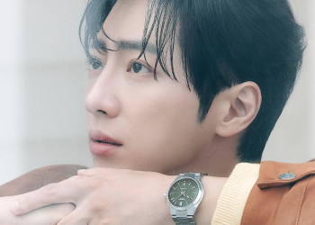 배우 이상엽 카시오 화보 촬영 모습