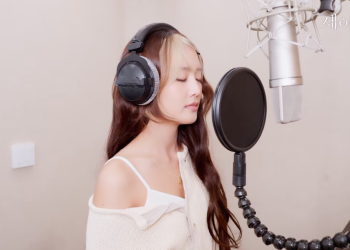 민니 세이렌 OST 녹음 현장에서 감성 보컬을 선보이는 아이들 민니 모습