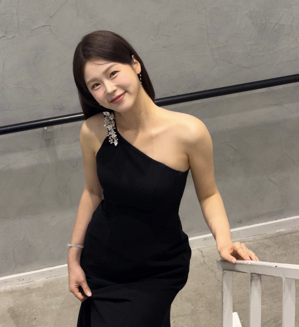 아나운서 정재희 KYEA2026 Tokyo 행사 드레스 모습