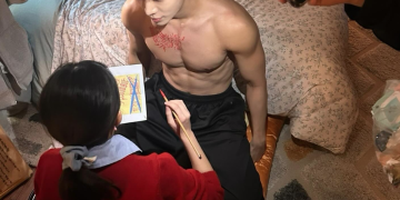 추영우 주연 드라마 견우와 선녀 메이크업 비하인드 장면