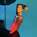 배우 이재욱 화보 촬영에서 조명 대비를 활용해 강렬한 포즈를 취하는 모습