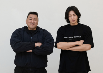 범죄도시5 빌런 김재영과 마동석이 함께 포즈를 취한 모습