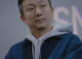 파묘 시사회 현장에서 포착된 장재현 감독의 모습