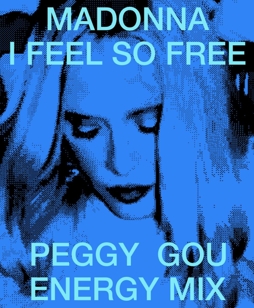 마돈나 신곡 I Feel So Free 공식 커버 이미지