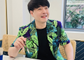 노유민 근황 서울숲 카페에서 디저트를 즐기는 모습