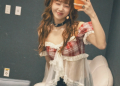 최유정 솔로 컴백을 앞두고 인스타그램에 공개한 셀카 모습