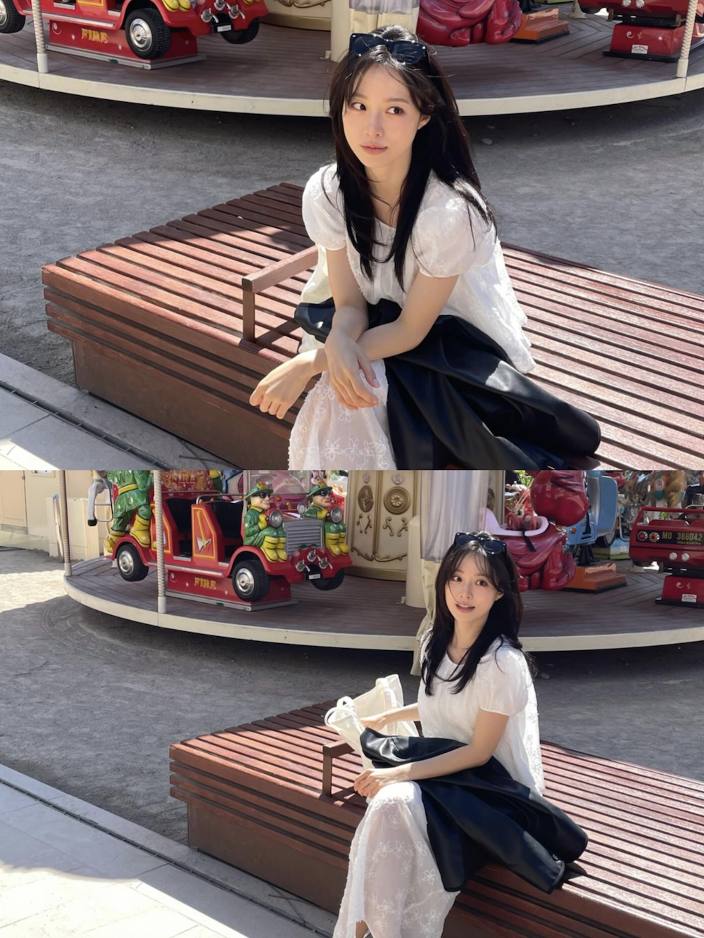 프랑스 칸에서 시간을 보내는 배우 배윤경