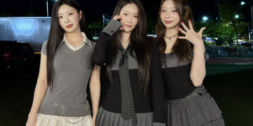 브브걸 컴백을 앞둔 민영 은지 유나의 위문열차 공연 후 모습