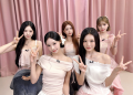 리센느 도미노피자 모델로 발탁된 리센느 멤버 단체 사진